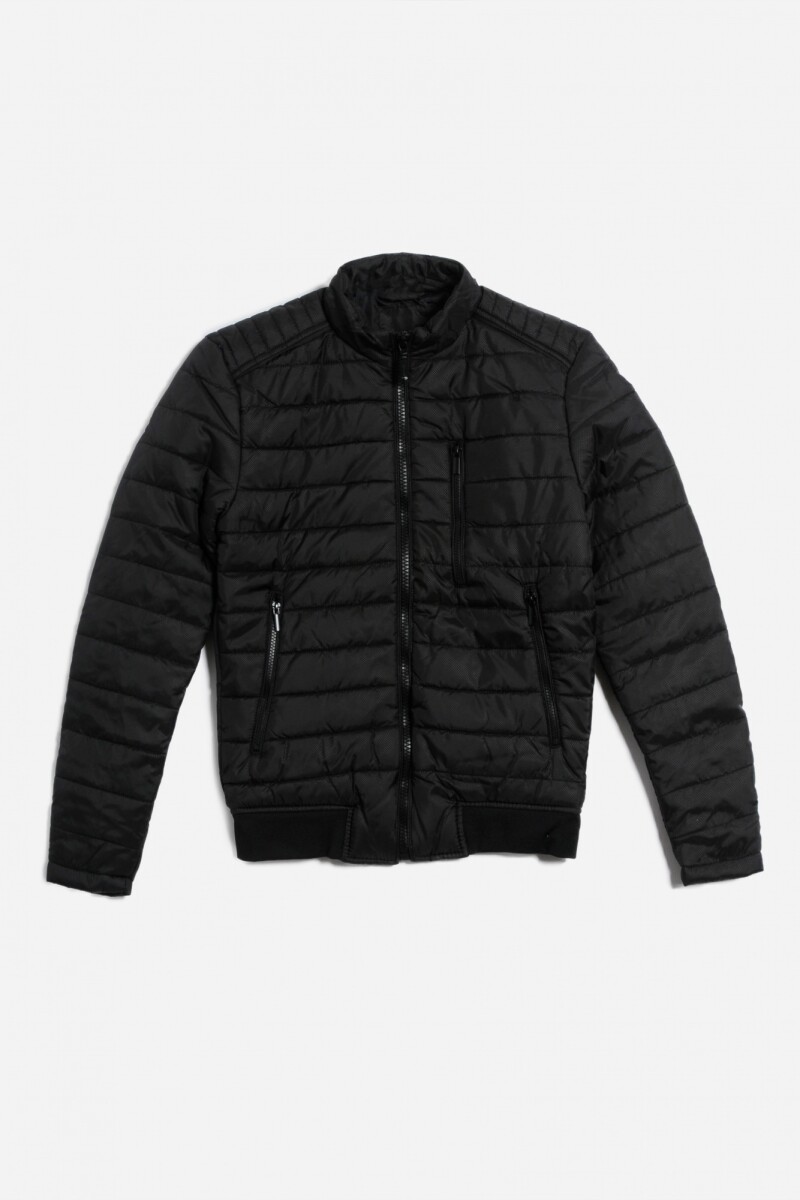 Campera matelaseada - Negro 