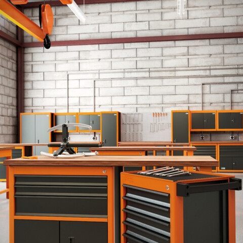 Banco de trabajo con tapa de madera -TRAMONTINA TN4811