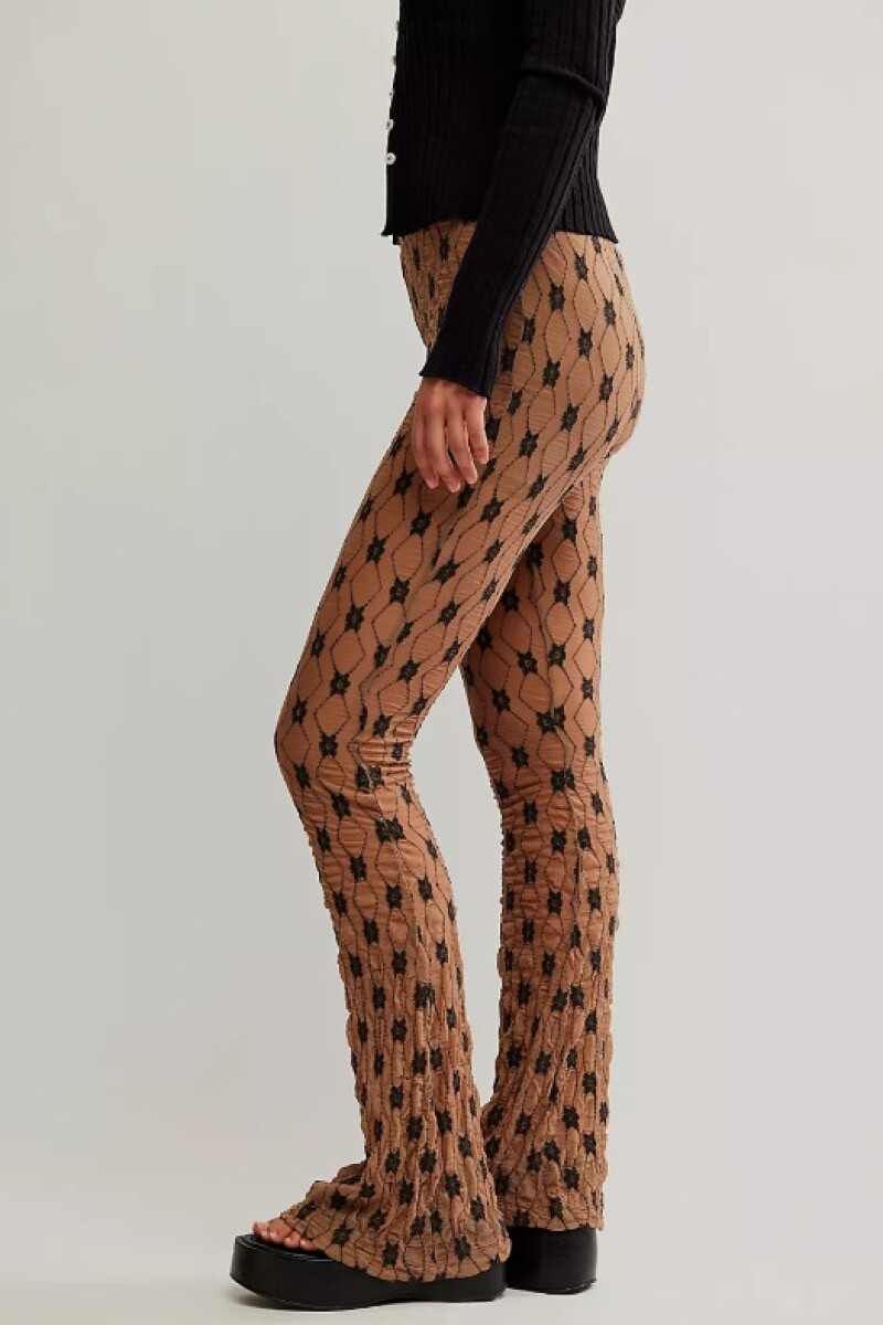 PANTALÓN MARGOT LACE Marron