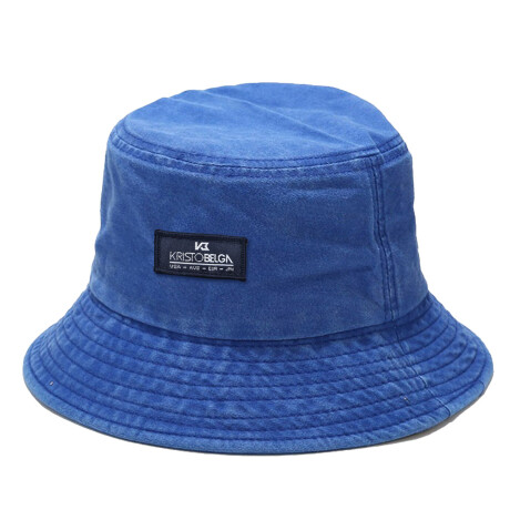 Gorro Piluso Pescador Bucket Kristo Belga N+ Charlie Azul