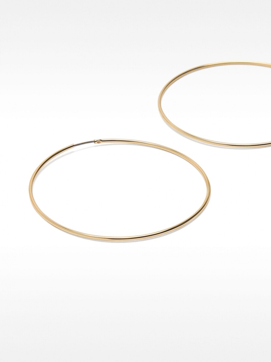 Aros Medianos Básicos dorado