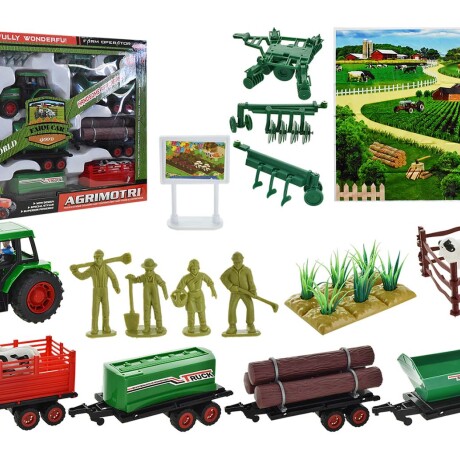 TRACTOR DE GRANJA CON ACCESORIOS 1340-587-1 TRACTOR DE GRANJA CON ACCESORIOS 1340-587-1