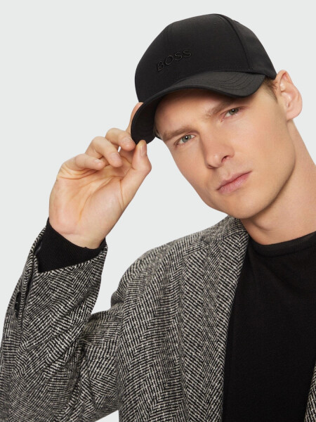 BOSS - Gorra Zed Negro Estampado