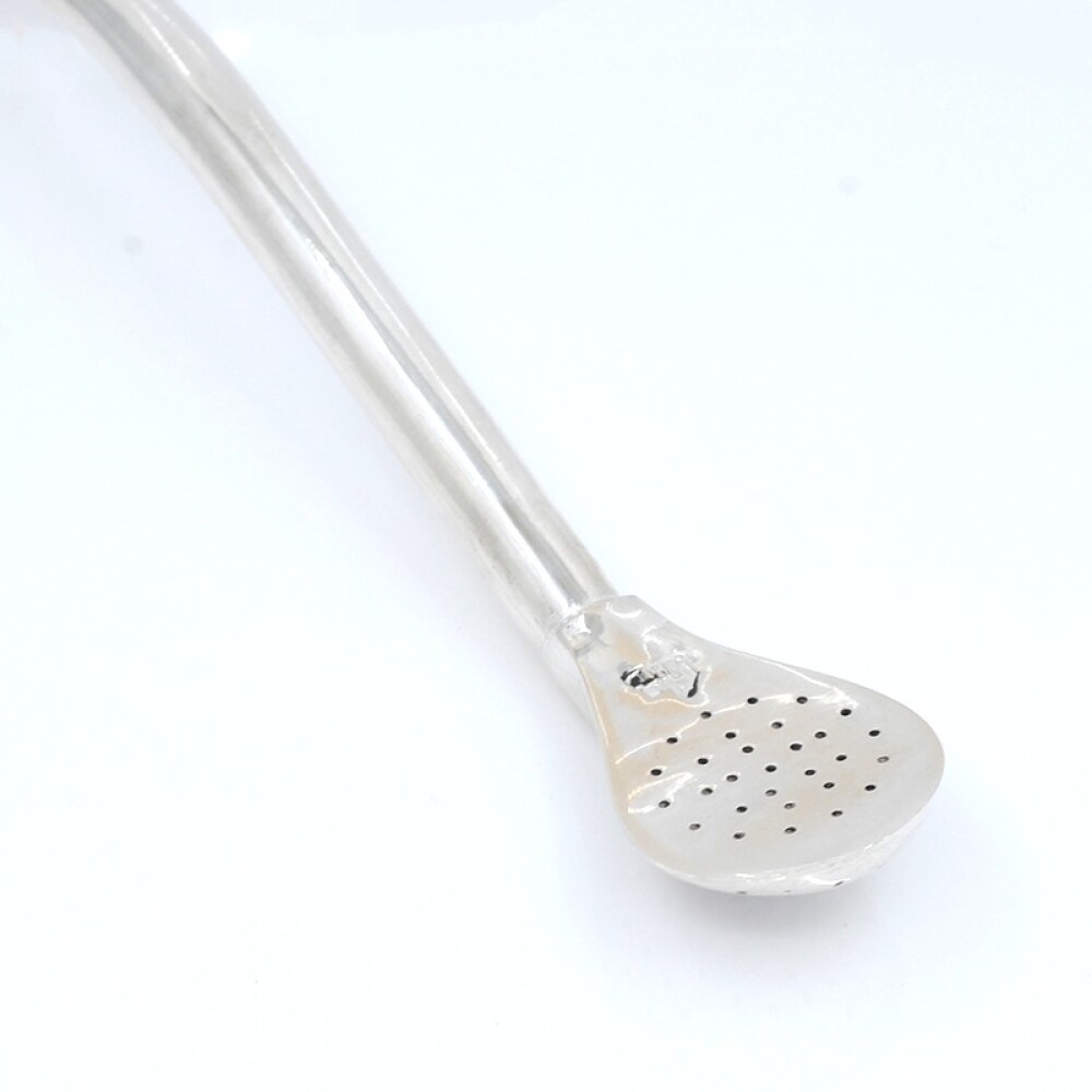 Bombilla de plata gruesa Bombilla de plata gruesa
