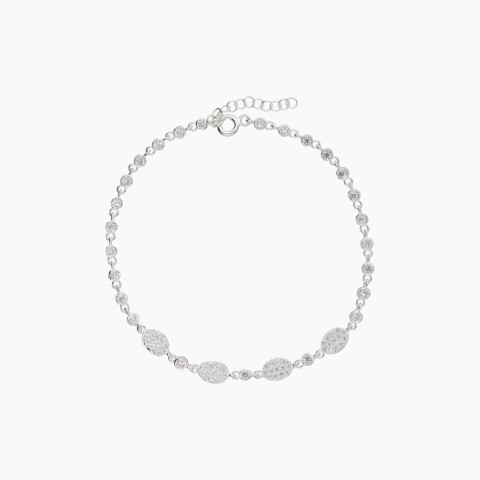 Pulsera en plata 925 con circonias Pulsera En Plata 925 Con Circonias