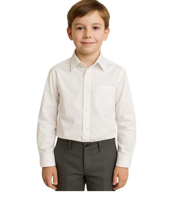 Camisa manga larga Blanco