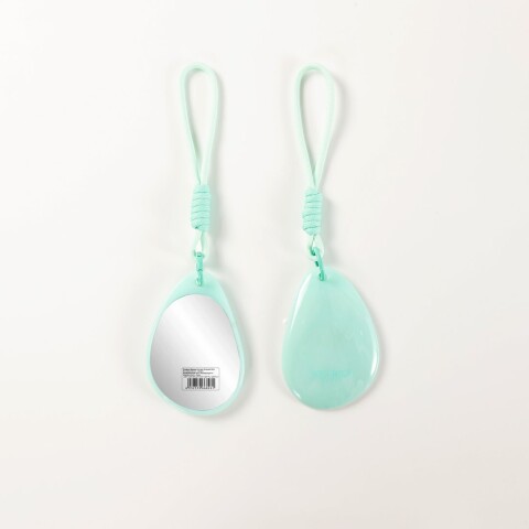 ESPEJO PORTÁTIL MINI CON FORMA DE MANGO - VERDE ESPEJO PORTÁTIL MINI CON FORMA DE MANGO - VERDE