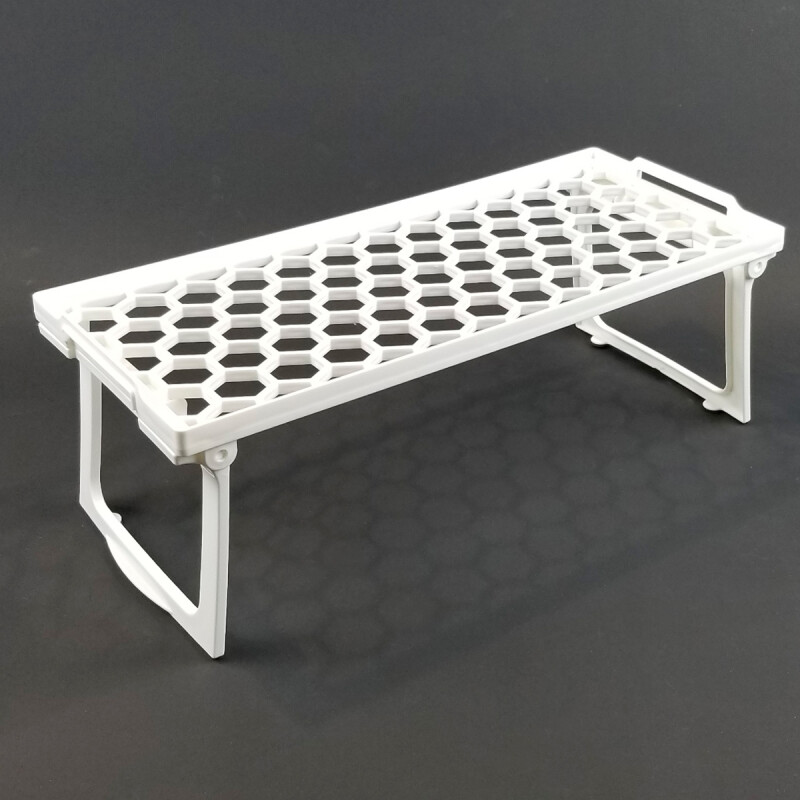 Estante organizador plástico 20x45 cm BLANCO