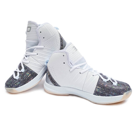 Calzado Deportivo De Basketball Adulto Championes Blanco