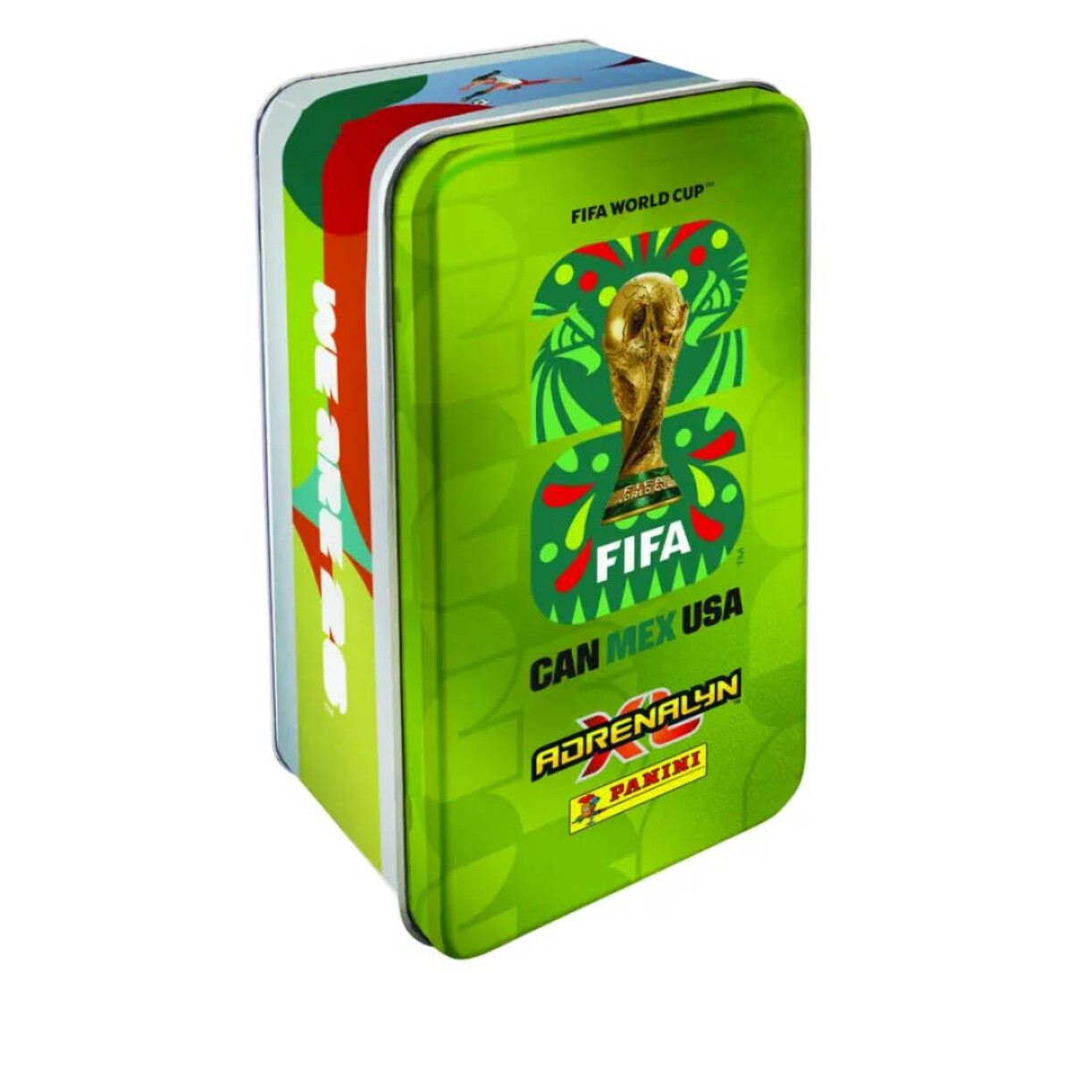 Tin box Cartas Adrenalyn Mundial 2026 - Verde 