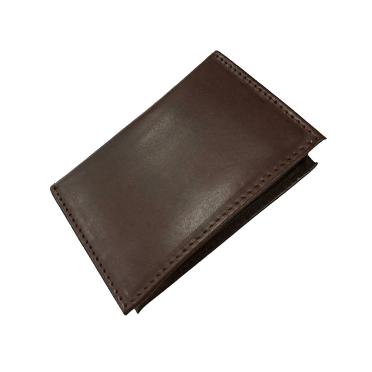 Porta documento cuero tarjetero - Marron 