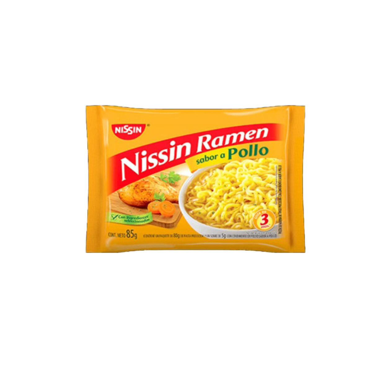 Fideos instantáneos NISSIN ROMEN LAMEN 85grs - Pollo 