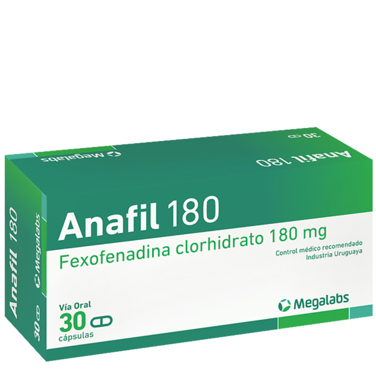 Anafil 180mg 30 Cápsulas 