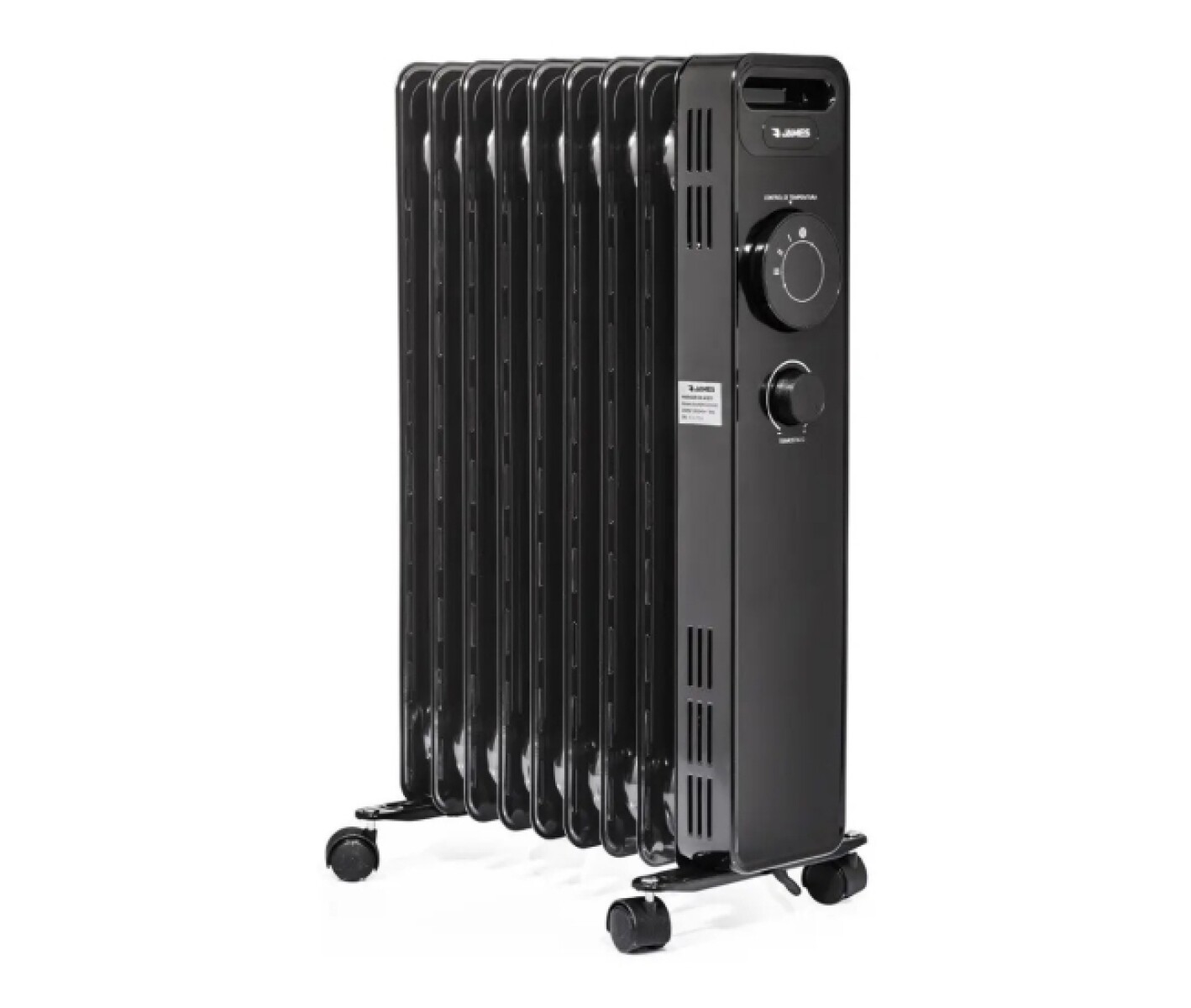 Radiador Aceite James 2000w Negro 