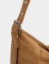 Saca Cartera Hobo Con Hebilla - Marron Camel