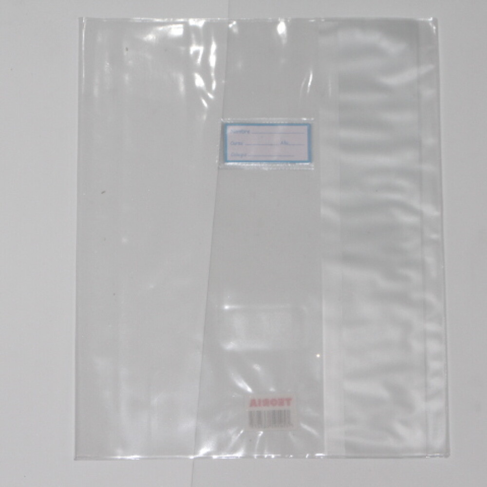 FORRO CUADERNOLA COLOR TRANSPARENTE