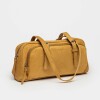 Cartera al hombro Lagoon en efecto gamuza Sand