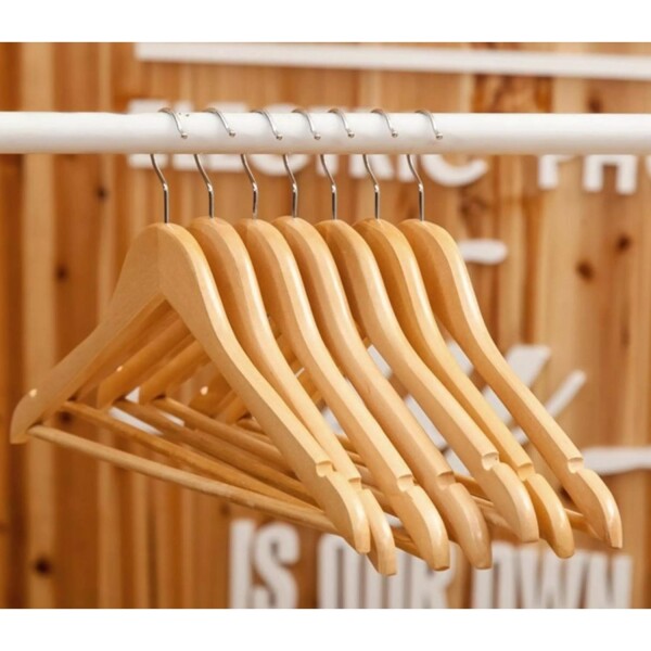 Pack De 120 Perchas De Madera Calidad Premium Oferta Pack De 120 Perchas De Madera Calidad Premium Oferta