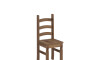 Juego De Comedor 4 Sillas - Corona - Madera Oscuro
