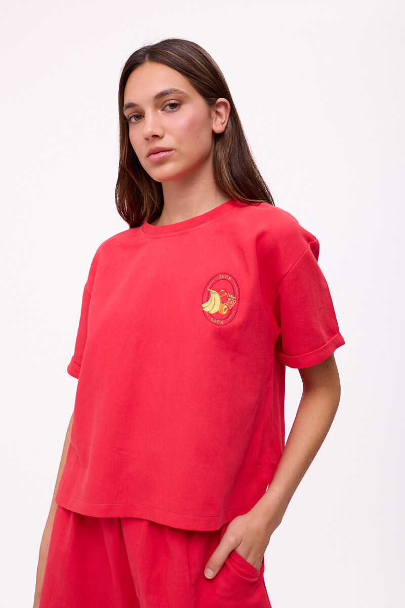 TSHIRT LA VERDULERIA Rojo