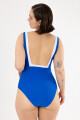 Malla square liso Azul vibrante