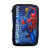 Cartuchera Infantil Spiderman 3 Pisos con Cierre 13 x 20 cm AZUL MARINO