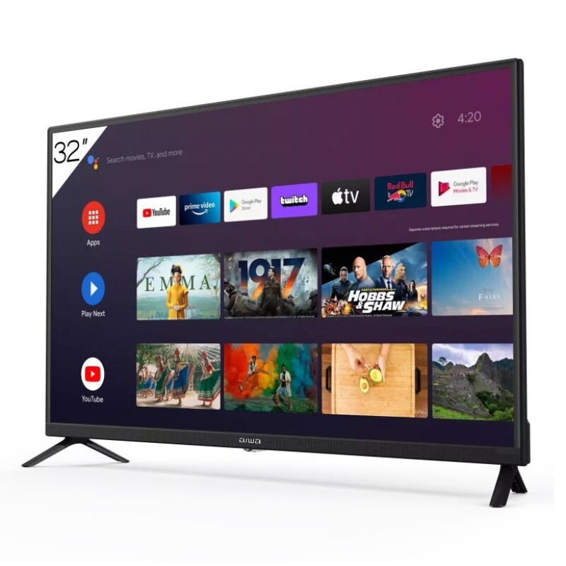 TELEVISOR AIWA, 32" LED HD, FLAT SMART,1280X720 001