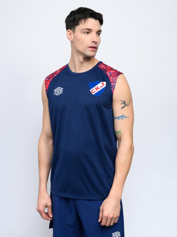 MUSCULOSA PRO TRAINING ACTIVE Nacional Hombre Azul Marino