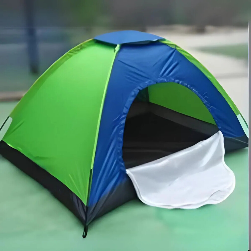 Carpa Iglú De Camping Para 3 Personas AZUL Y VERDE