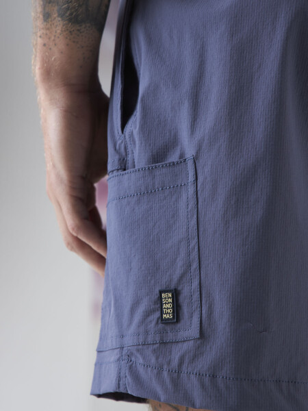 SHORT ZURICH AZUL PIEDRA