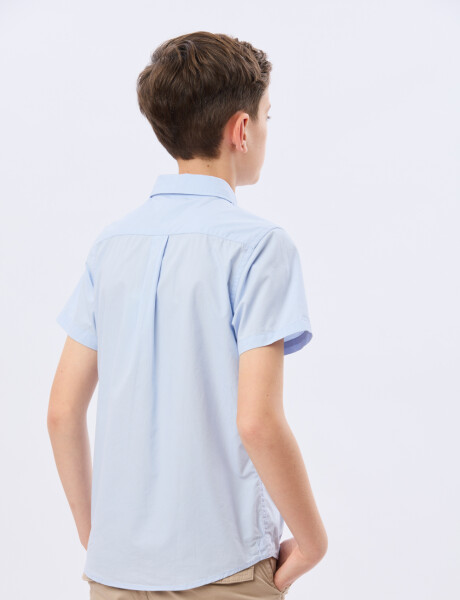 CAMISA LISA Celeste