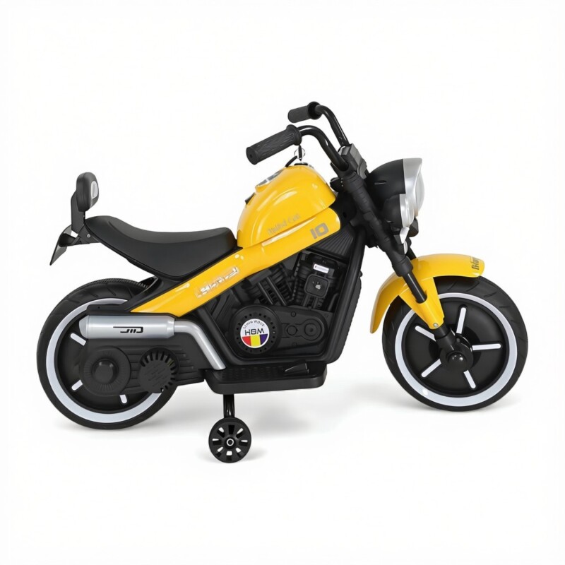 Moto a Batería Bebesit Iron 12 Volt Amarillo