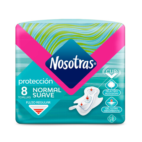 Toallas femeninas Nosotras Normal x8