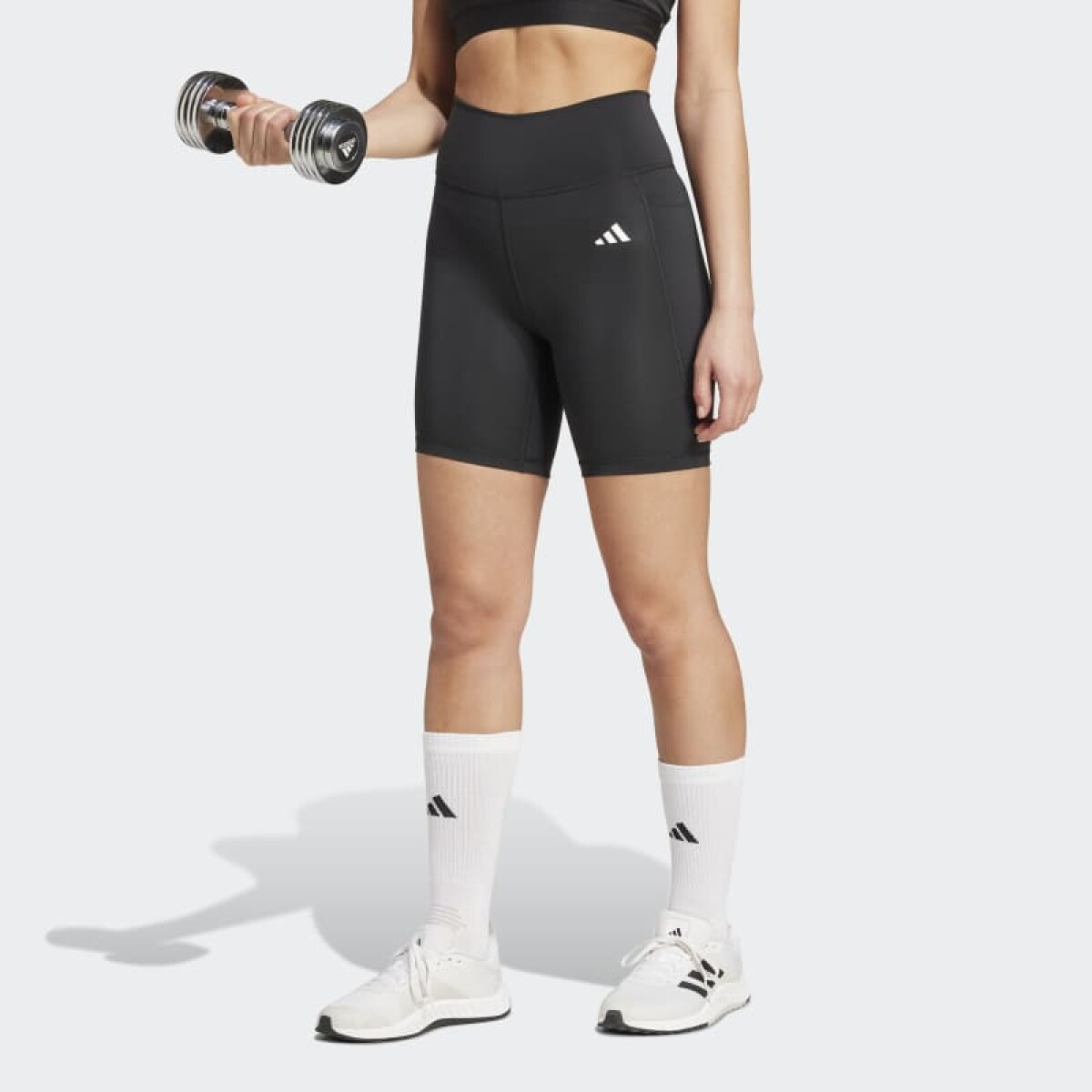 Calza Adidas Essentials Stash Pocket 7 - Negro 