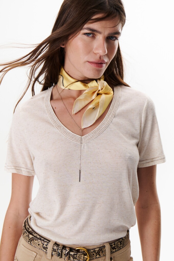REMERA QUINTO BEIGE