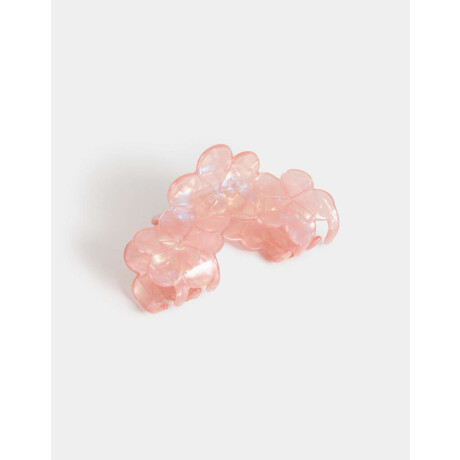 Broche De resina rosa claro