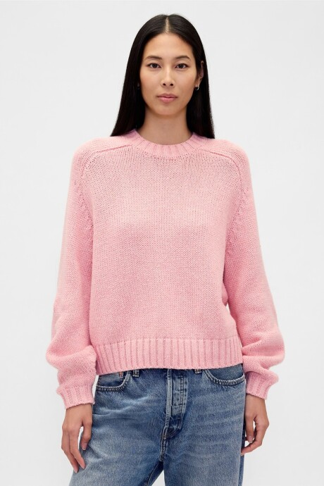 Buzo Relaxed Algodón Mujer Blush Pink