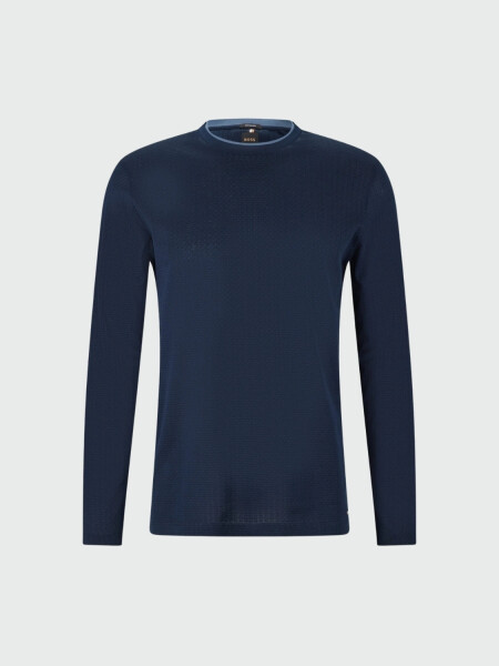 Hugo Boss -Remera manga larga de algodón regular fit, TTanner-10 0