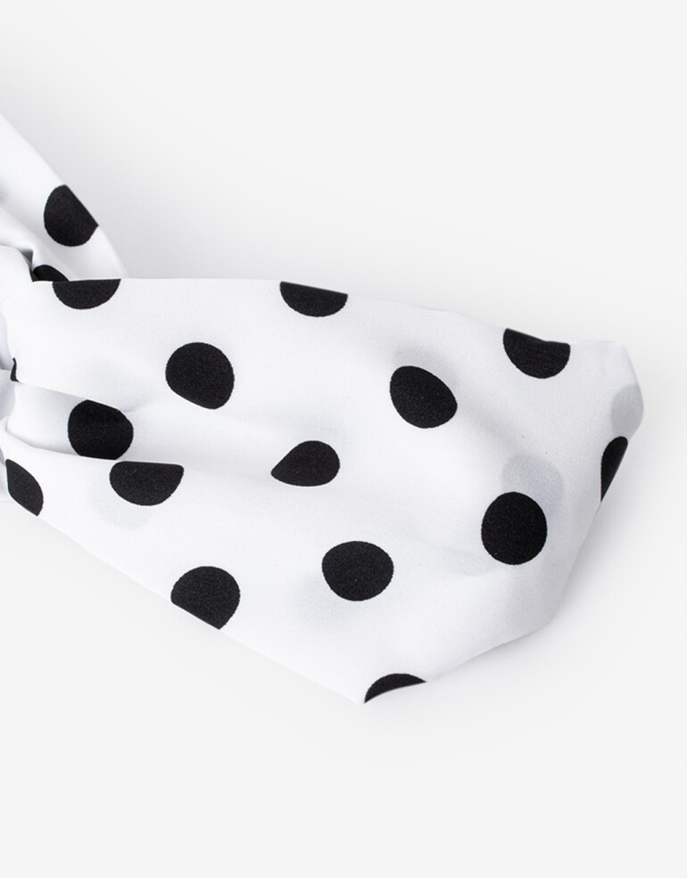 Vinchas Textiles Estampados Vincha Textil Lunares - Estampado Lunares