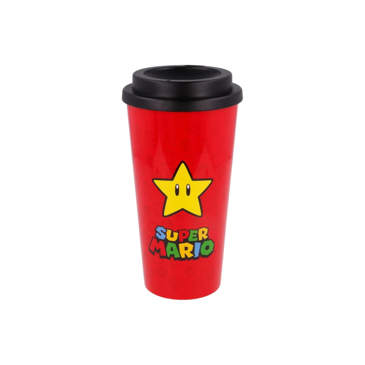 Vaso Plástico Doble Pared Super Mario 520 ml 
