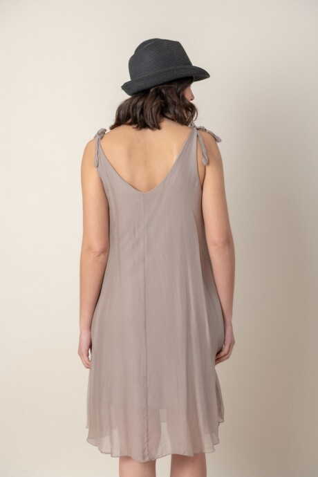 VESTIDO ANDROMEDA Visón