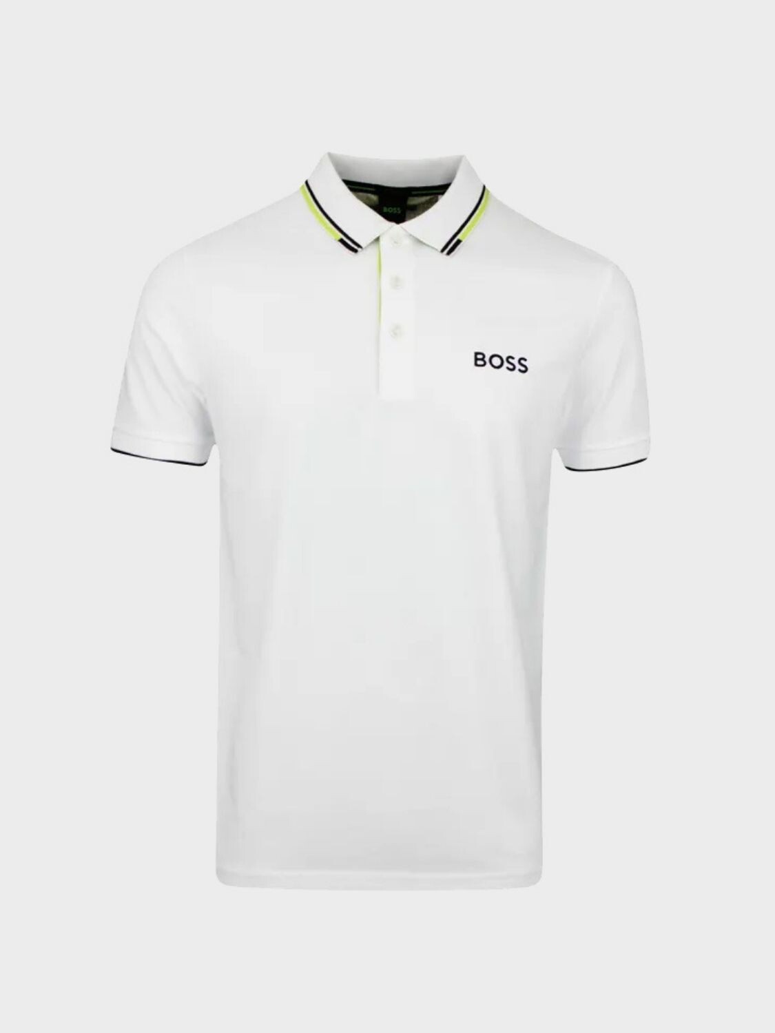 BOSS -Remera polo de algodón, regular fit, PADDY PRO Blanco