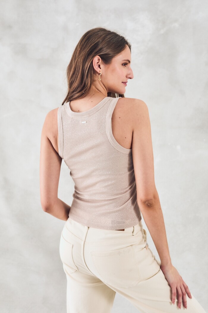 Musculosa Lurex Crudo