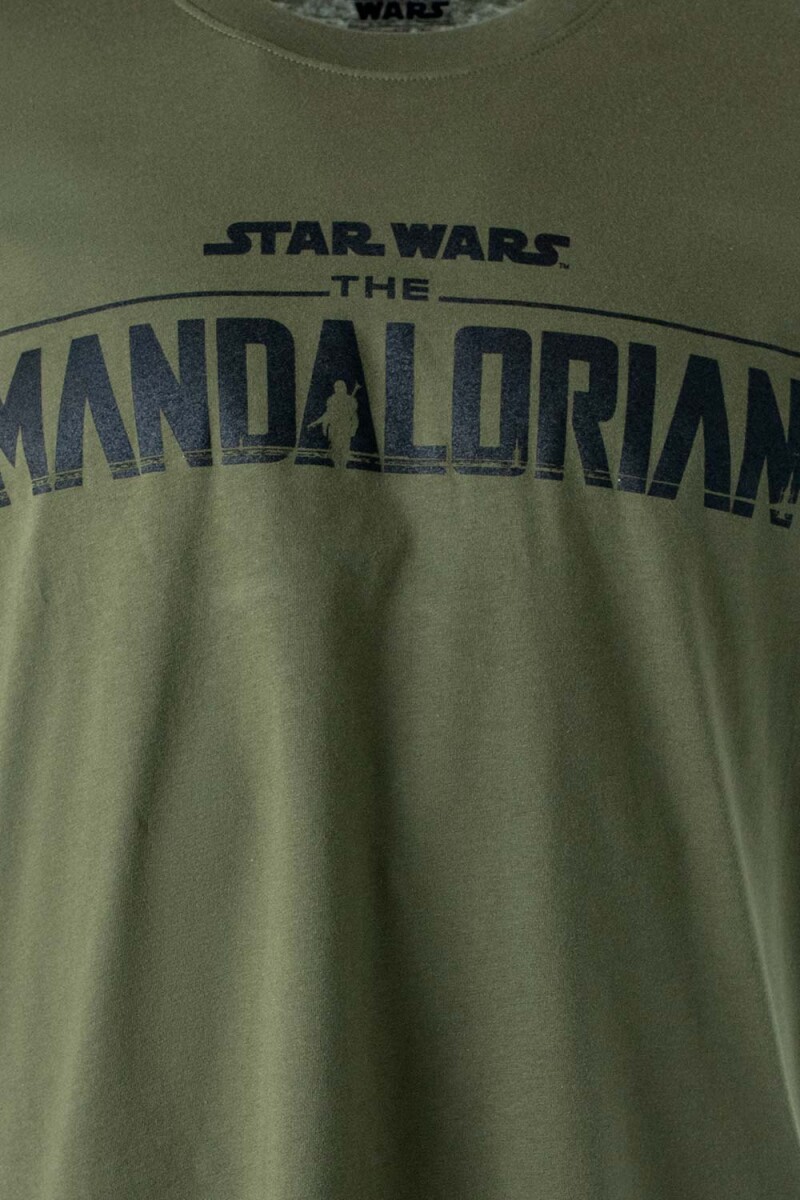 Camiseta hombre Mandalorian VERDE