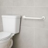 Barra de apoyo horizontal 457 mm blanco anti-bacterial Barra De Apoyo Horizontal 457 Mm Blanco Anti-bacterial