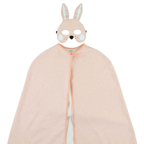 Disfraz Infantil Capa Y Máscara Animales Trixie Divertido Diseño Conejo