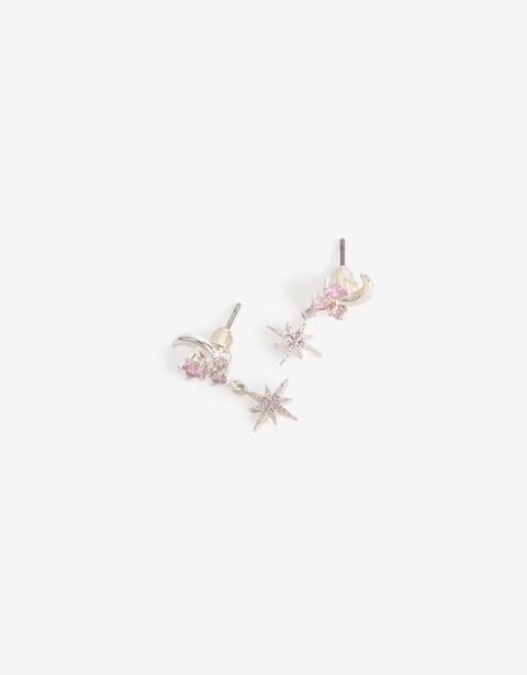 Aros Pasantes Cubic zirconia Aros Argolla Cubic Zirconia - Plateado