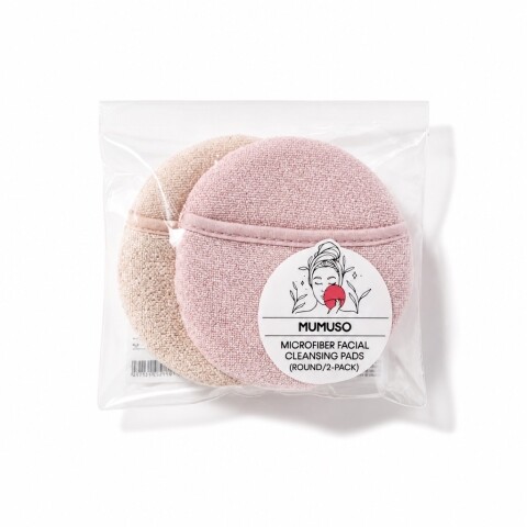 ALMOHADILLAS FACIALES DE MICROFIBRA PARA LIMPIEZA (REDONDAS/2 UNIDADES) ALMOHADILLAS FACIALES DE MICROFIBRA PARA LIMPIEZA (REDONDAS/2 UNIDADES)