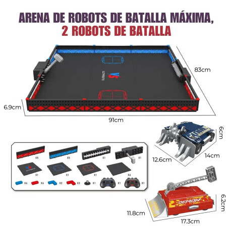 Ultrabots 2 Robots De Batalla Control Estadio Combate Ultrabots 2 Robots De Batalla Control Estadio Combate