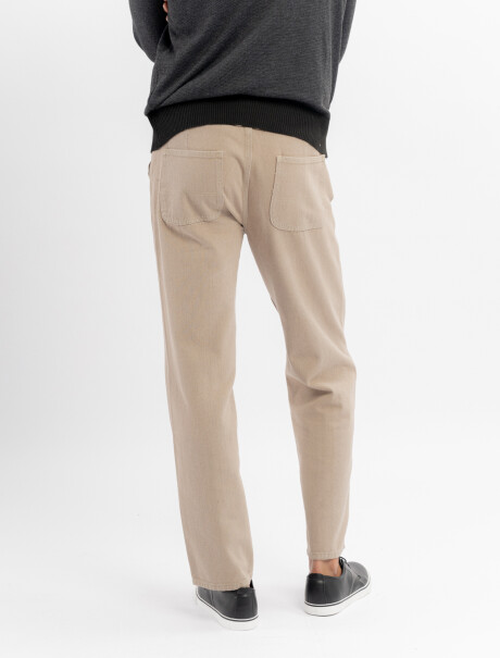 Jean carpintero color beige